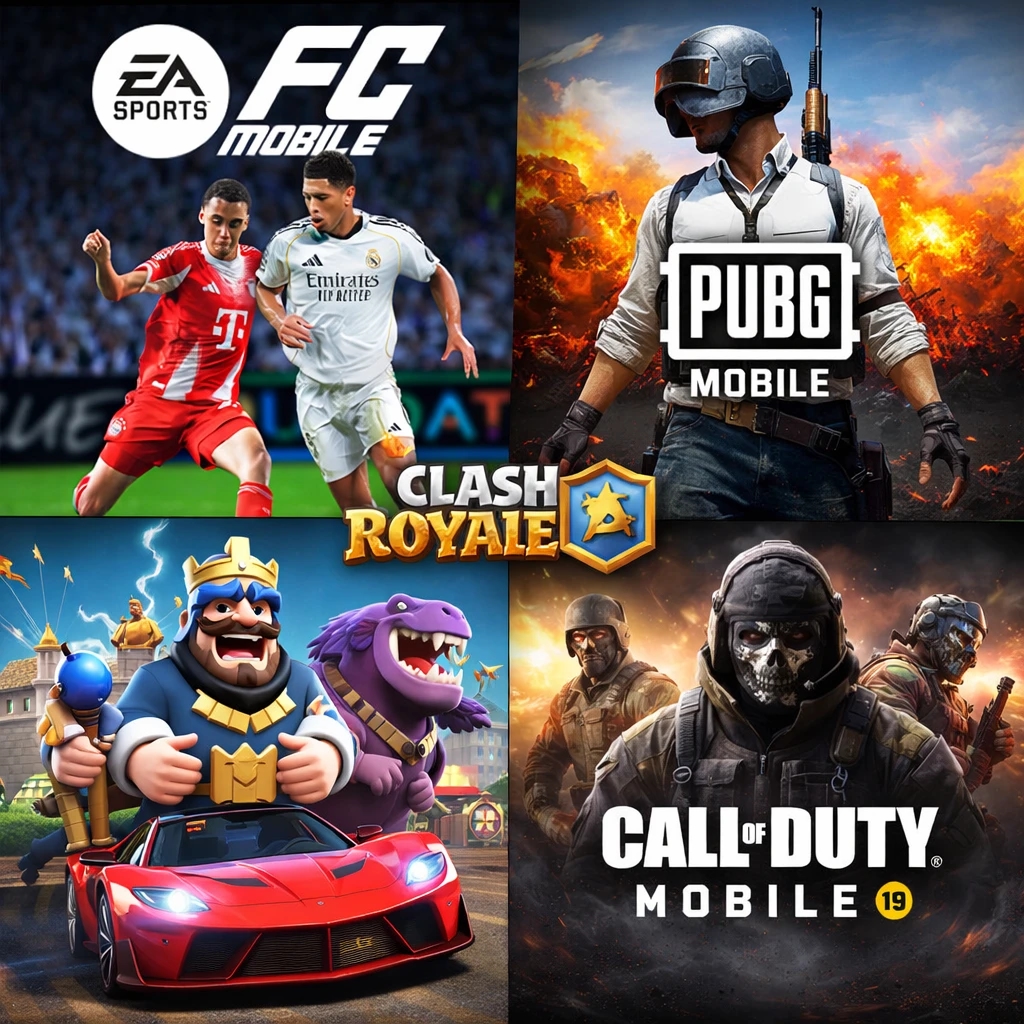 اکانت بازی های موبایلی دیگر