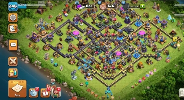 سلام اکانت کلش  همه چی دار لول خیلی بالا