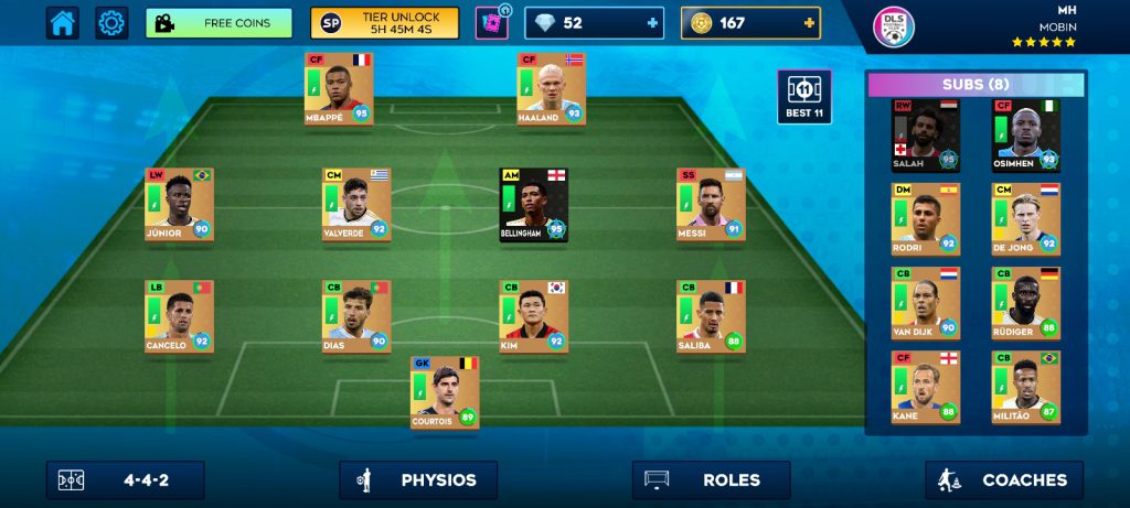 اکانت دریم لیگ ۲۰۲۴.DLS