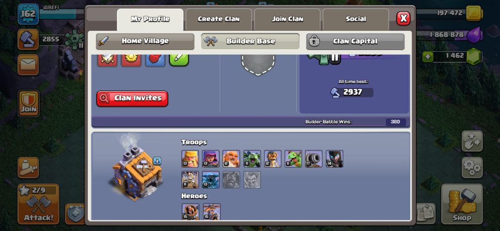 اکانت کلش آف کلنز.براول استارز. کلش رویال