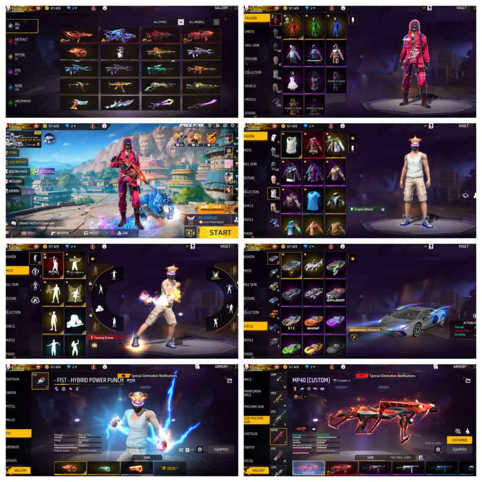 اکانت فری فایر