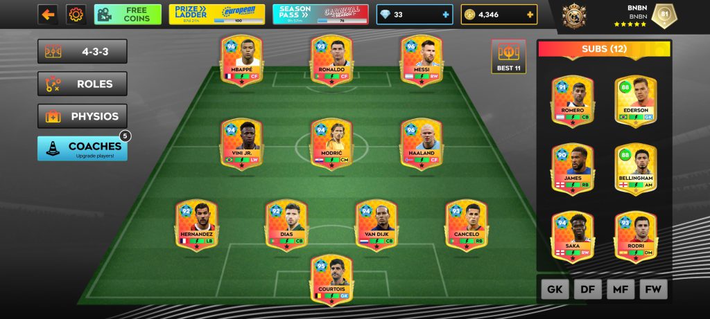 اکانت دریم لیگ ۲۰۲۵