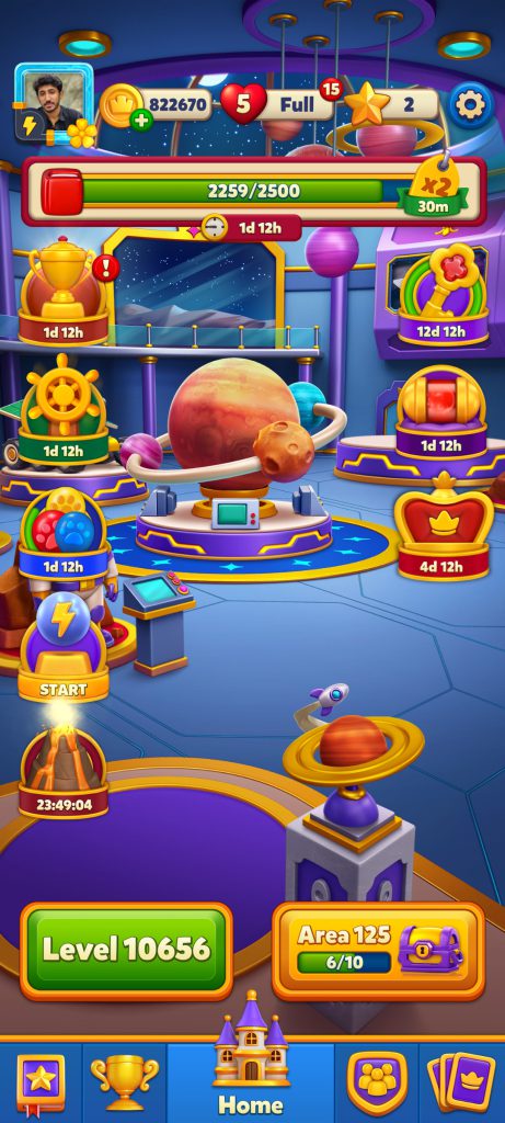 اکانت بازی royal match مکس