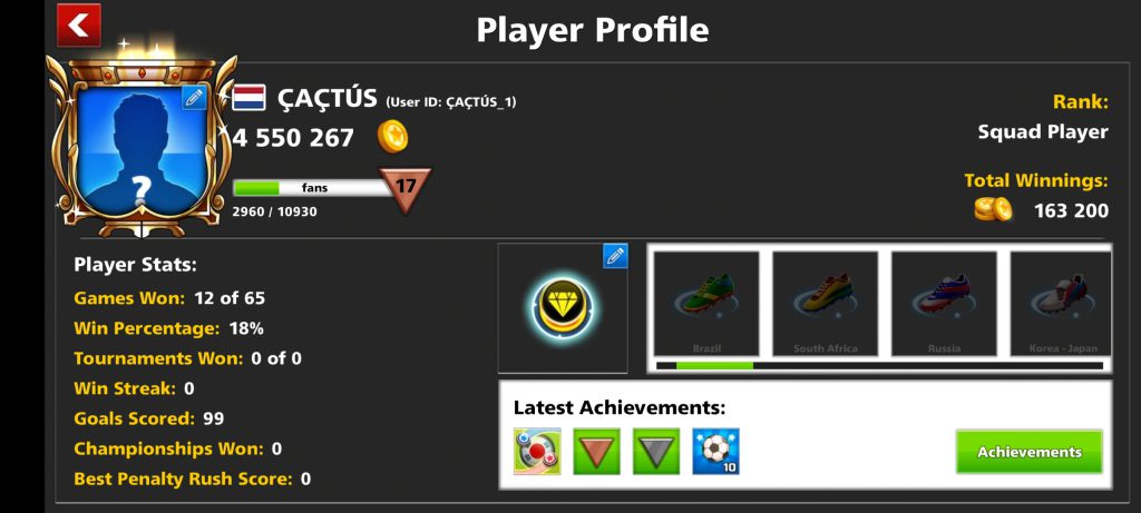 اکانت ساکر استارز