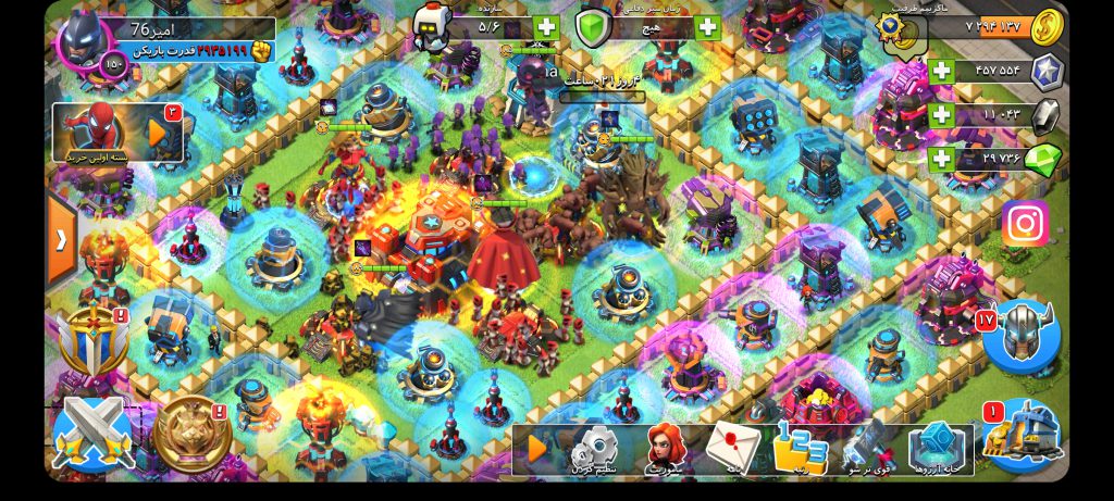 اکانت کلش آف زامبی 2