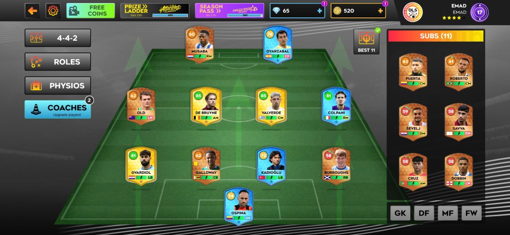 اک دریم لیگ DLS