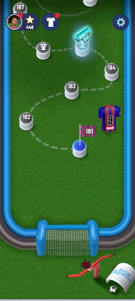 بازی فوتبالی لول ۱۸۱ تیم فعلی بارسا