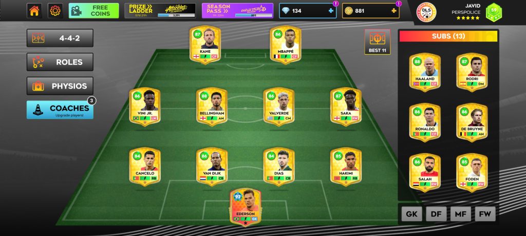 اکانت ناب دریم لیگ