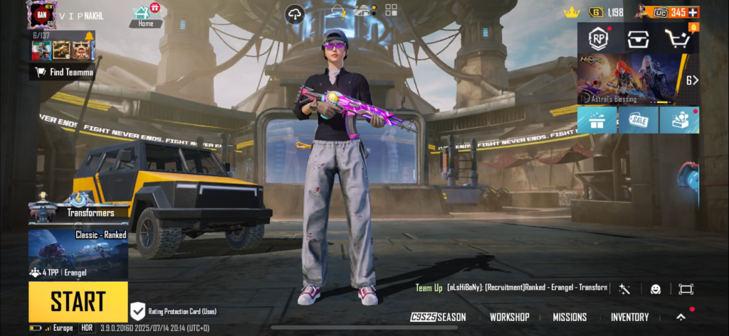 اکانت پابجی