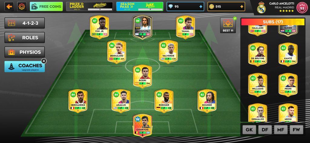 اکانت ناب و ارزان دریم لیگ