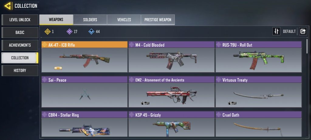 اکانت کالاف مبایل