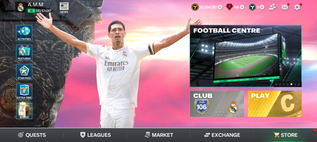 اکانت فیفا سفید اورال 106