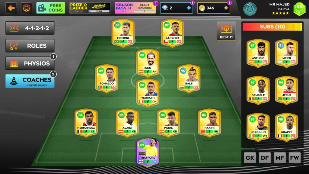 اکانت دریم لیگ