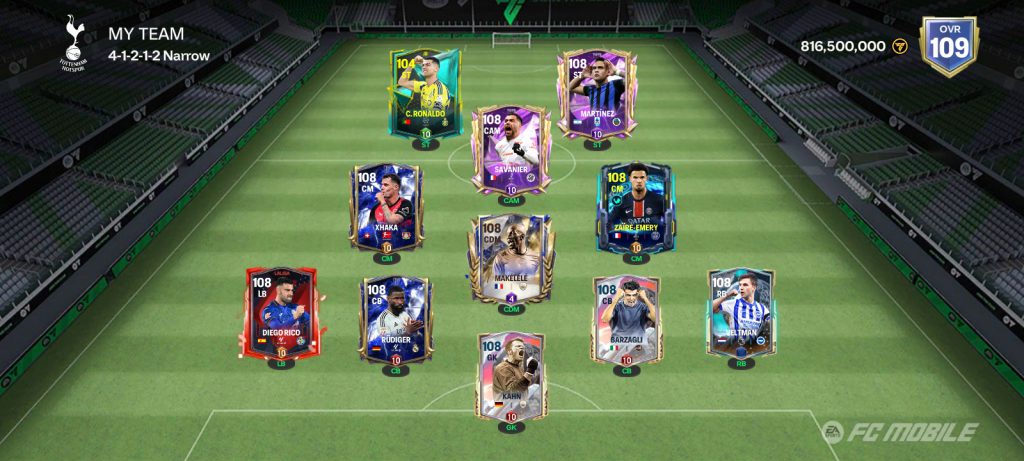 اکانت fc mobile اورال ۱۰۹