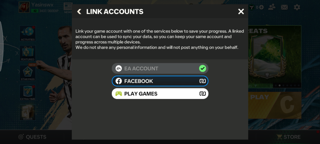 اکانت اف سی موبایل اور ۱۱۴