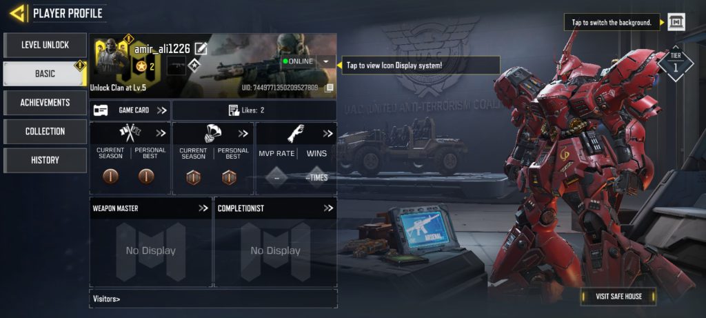 اکانت کالاف چنج خور ریجن هند