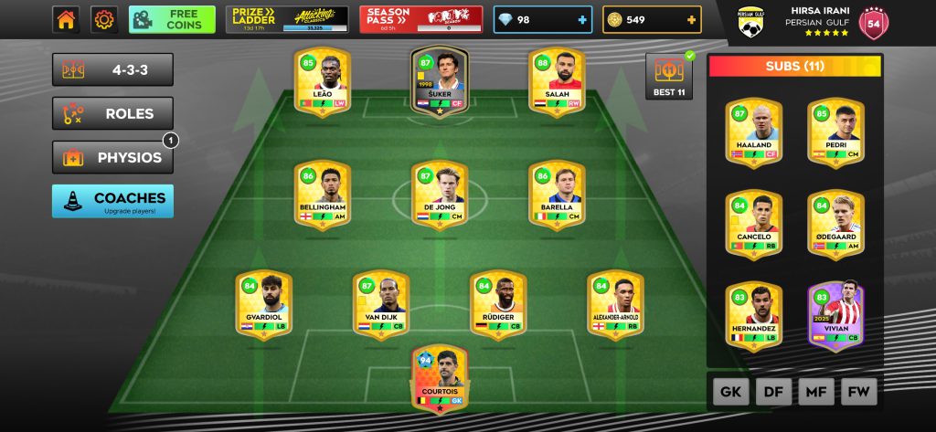 اکانت دریم لیگ