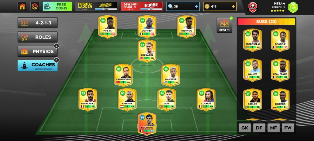 اکانت دریم لیگ