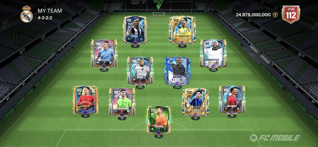 اکانت فیفا موبایل اورال ۱۱۲