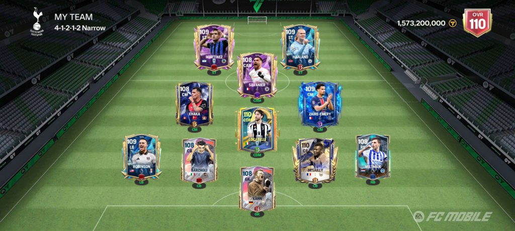 اکانت فیفا موبایل اورال 110 مفت