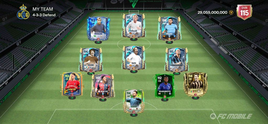 اکانت اور ۱۱۵