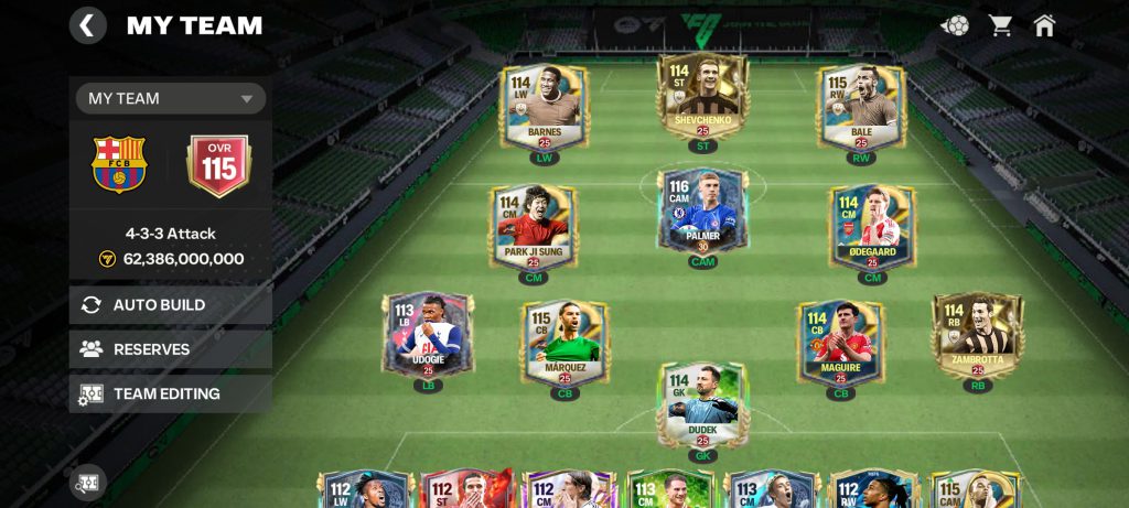 اکانت آف سی موبایل ۱۱۵