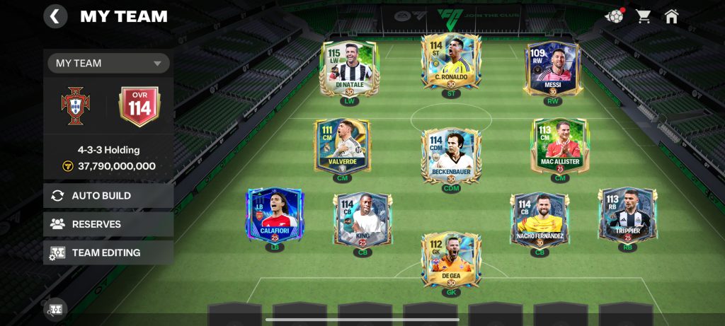 اکانت FC mobile OVR114