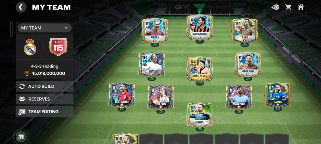 اکانت فیفا موبایل اورال115