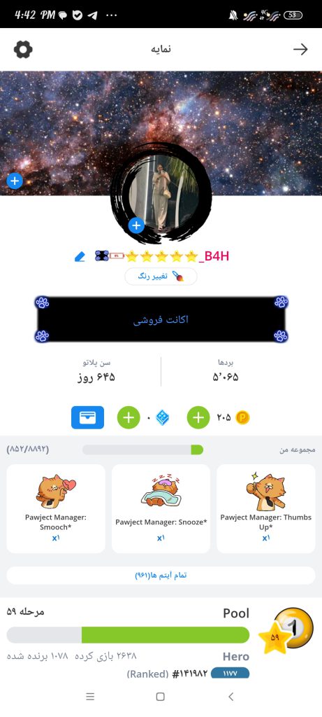 اکانت پلاتو