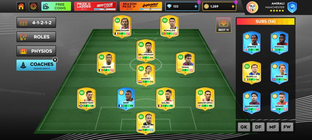 اکانت دریم لیگ