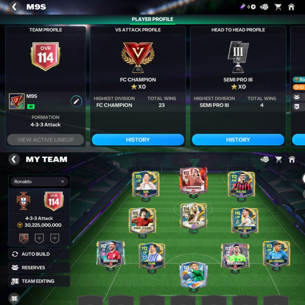 اکانت ۱۱۴ اف سی موبایل