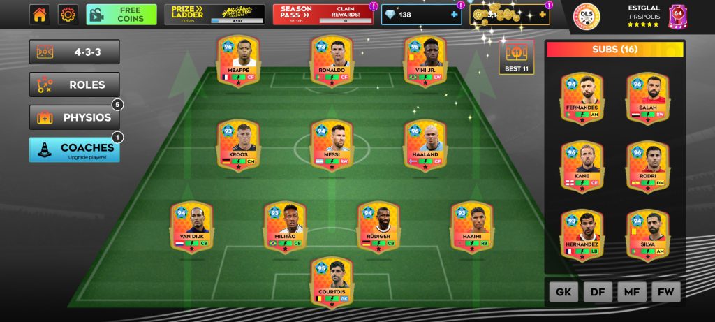 اکانت دریم فول مکس