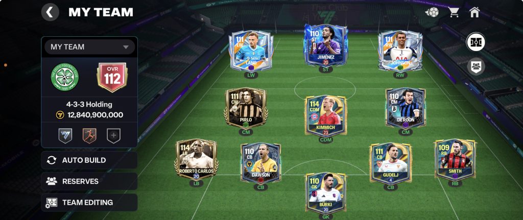 اکانت داری روبرتو کارلوس و کیمیچ اورال ۱۱۲