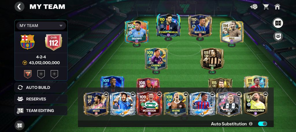 اکانت فیفا موبایل اورال ۱۱۲