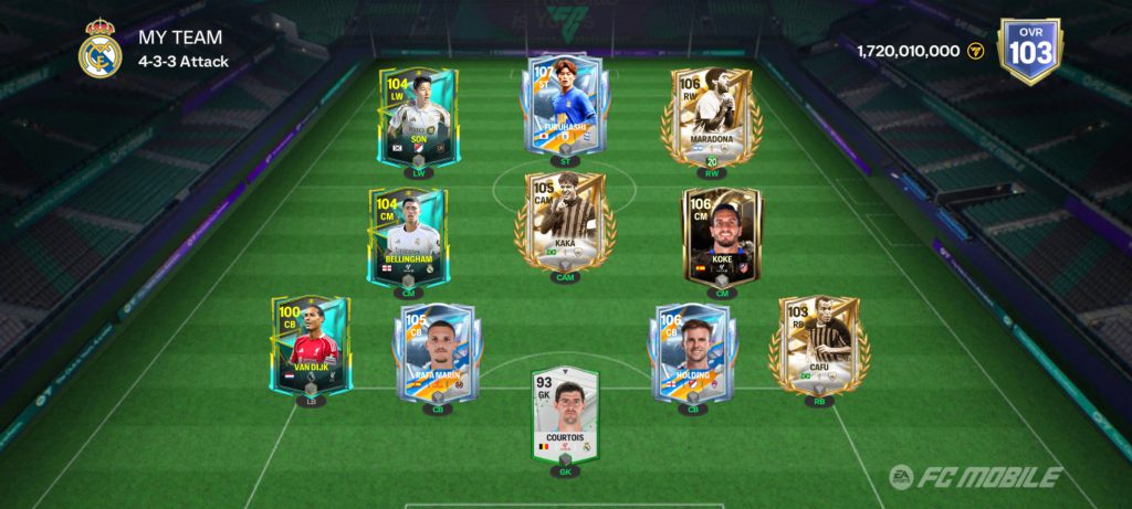 اکانت فیفا موبایل اورال ۱۰۴