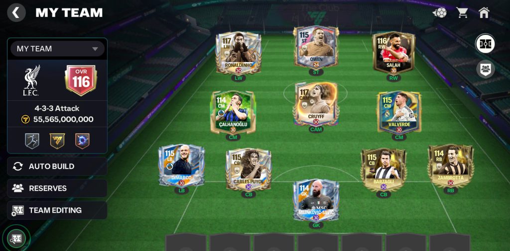 Fc mobile overall 116
