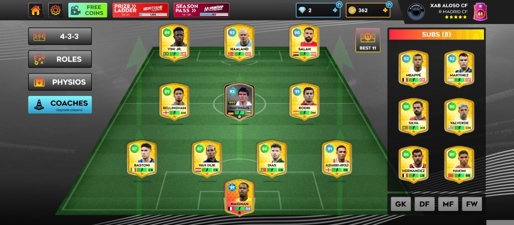 اکانت دریملیگ 2025