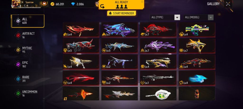 اکانت فری فایر