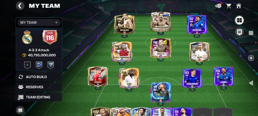 اکانت اف سی قیمت عالی اور 116