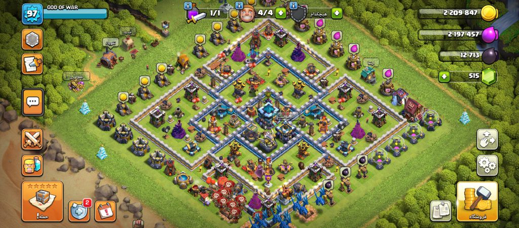 اکانت کلش فول۱۲