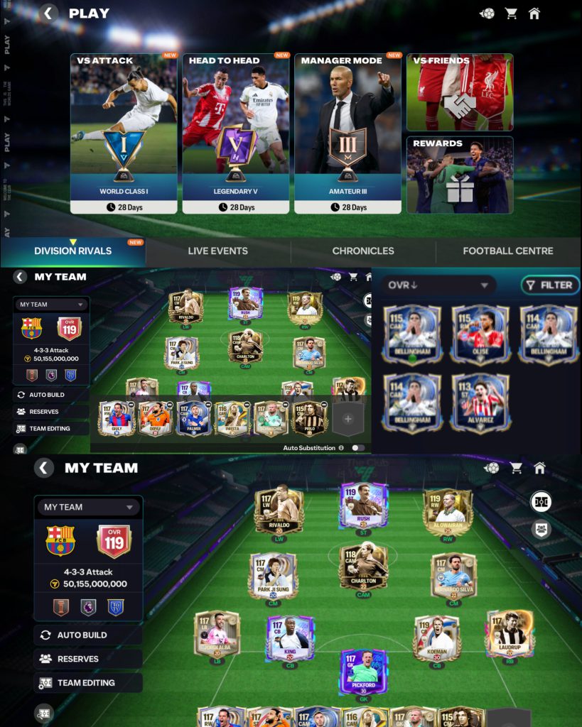 اکانت اف سی fc موبایل اورال ۱۱۹