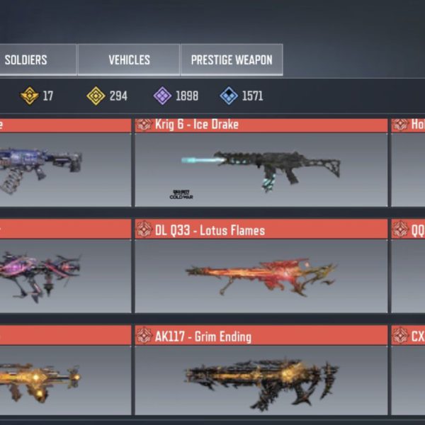 اکانت کالاف گاد همه چی تموم