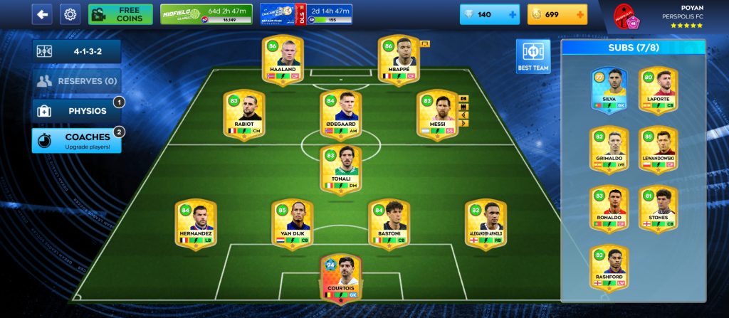 اکانته بازی DLS 2026