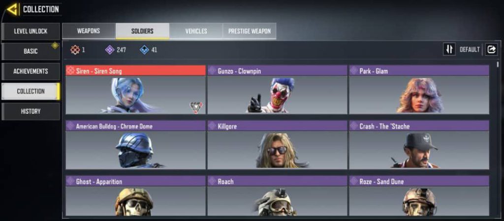 اکانت کالاف نایاب و گاد