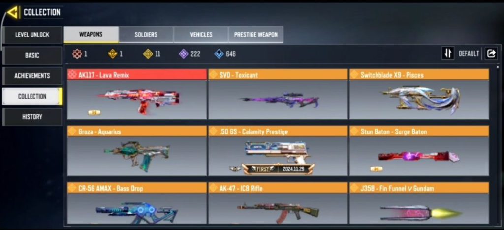 اکانت کالاف دیوتی موبایل قدیمی