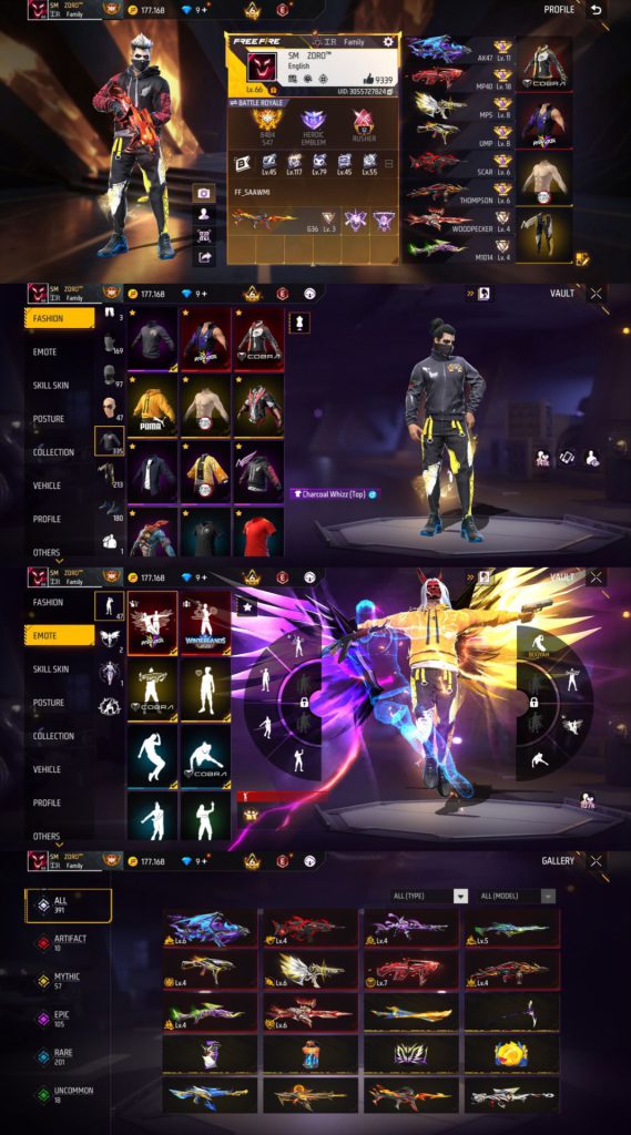 اکانت‌فری‌فایر