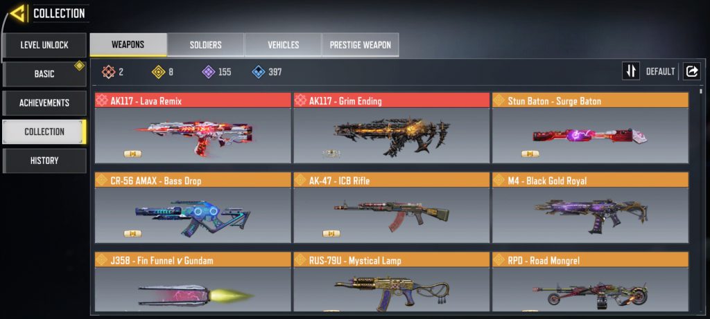 اکانت کال آف لول۴۰۰